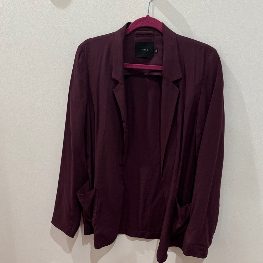 Talula Women's Deep Burgundy Blazer